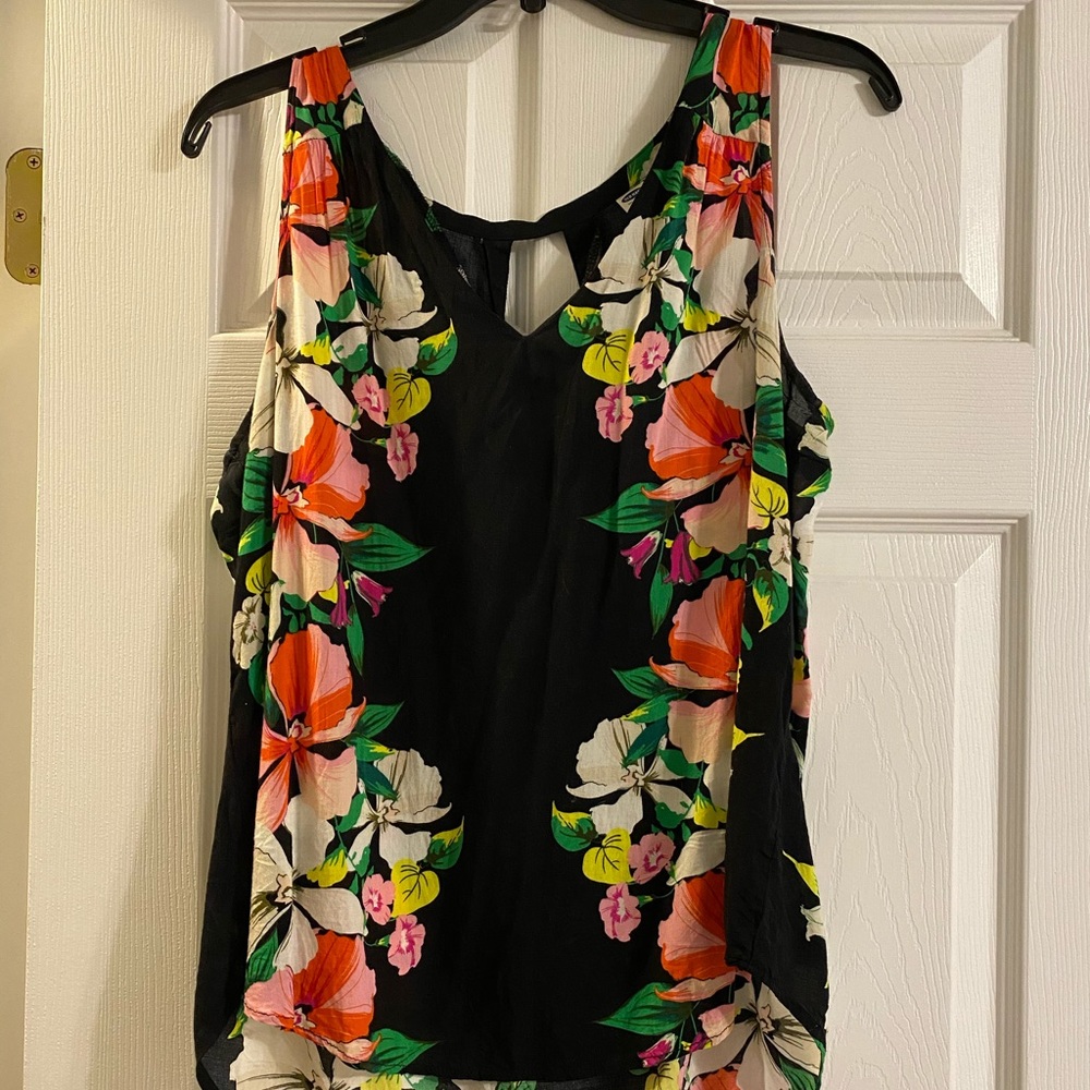 Old Navy floral tank